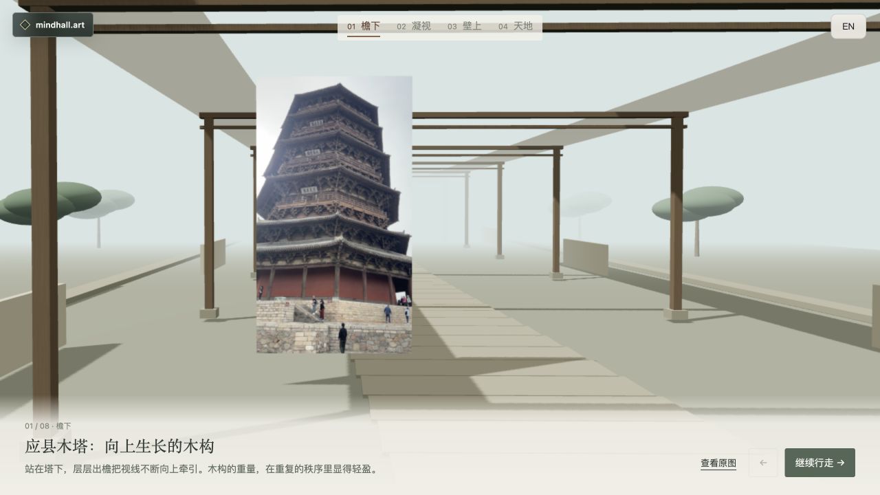 摄影展参考：沿展览长廊观看旅行作品